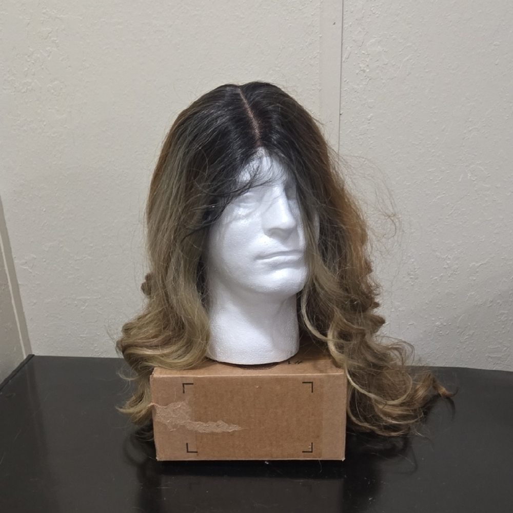 Stylish Ombre Brown Wig for Women
